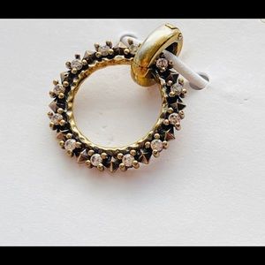 NWT ✨ Kendra Scott CZ Charm Pendant In Antique Gold